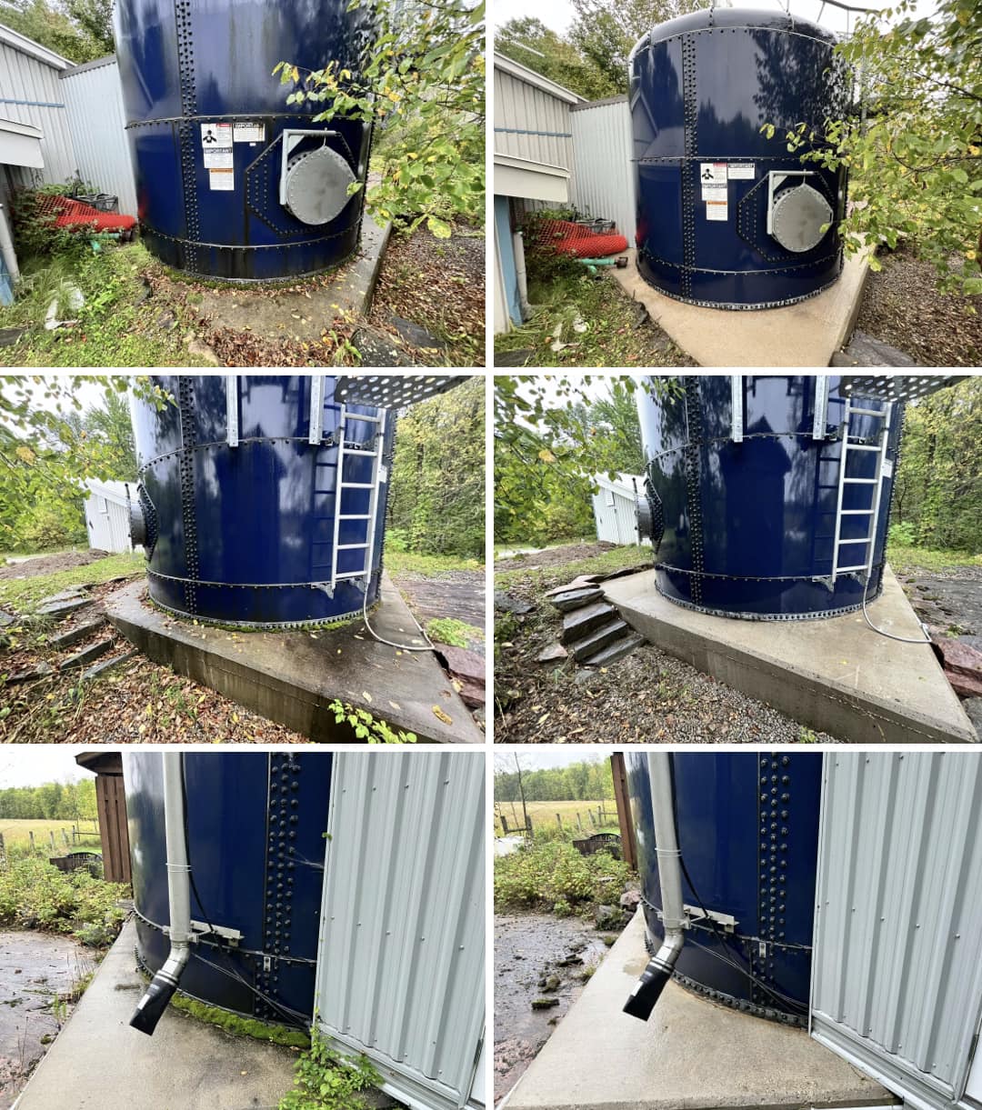 VMW Water Tank Before and After